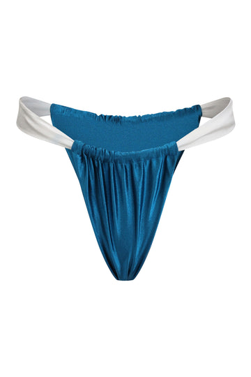 Ana de Bretaña / Dark Peacock Blue Bright White - Bottom