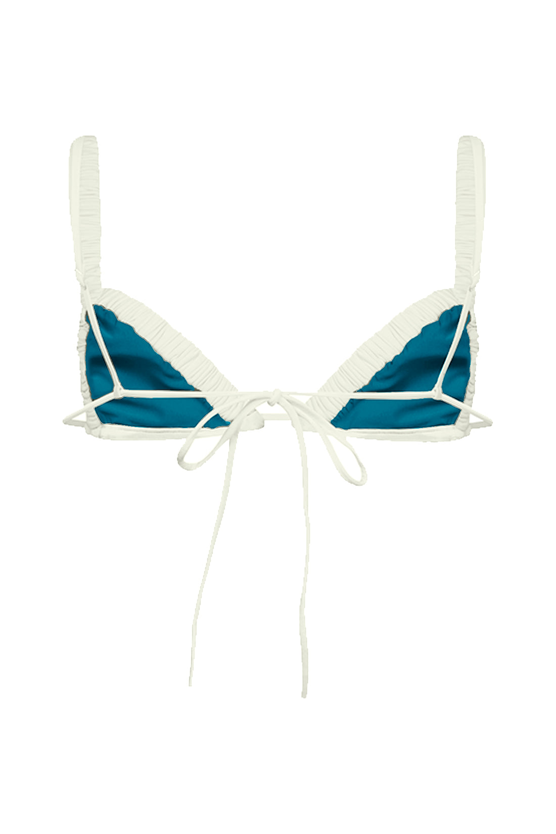 Ada / Deep Blue Ivory Apricot - Top