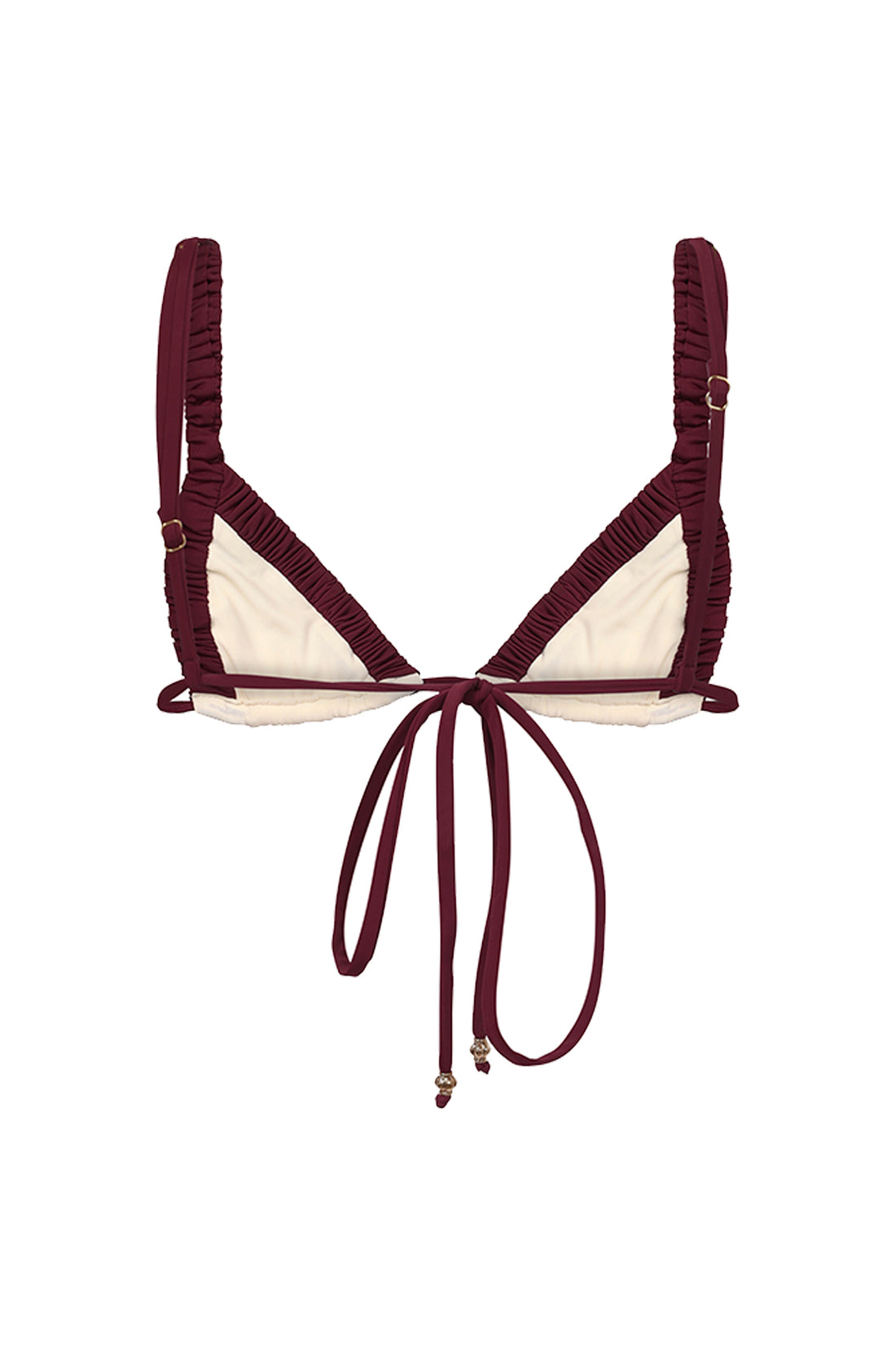 Ada / Ivory Apricot Ruby Red - Top