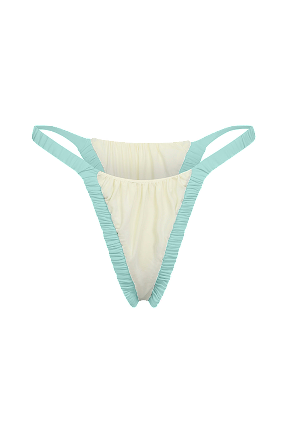 Ada / Ivory Aruba Blue - Bottom