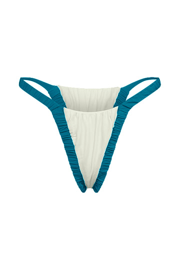 Ada / Ivory Apricot Deep Blue - Bottom