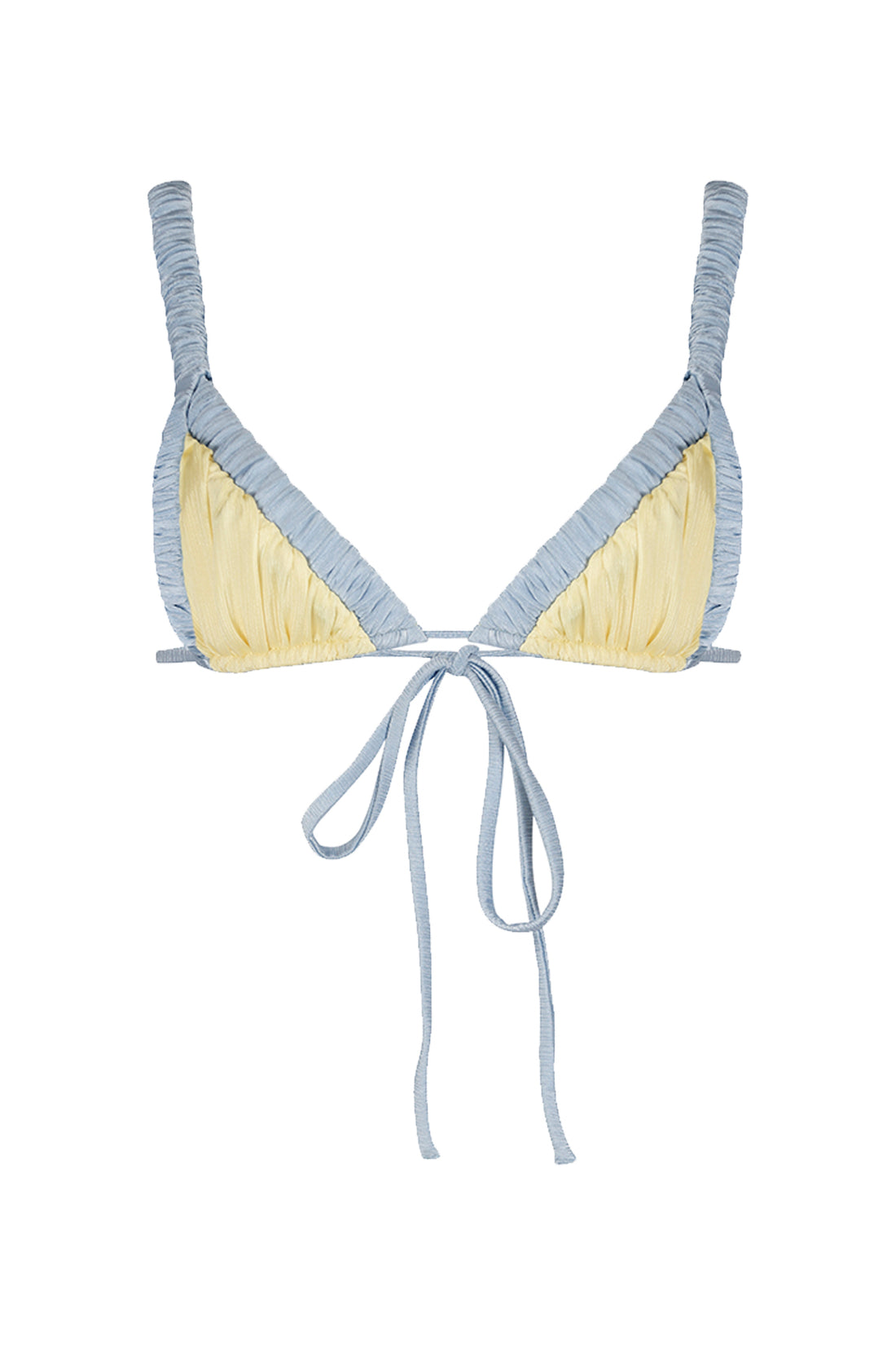 Ada / Butter Yellow Celestial Blue - Top