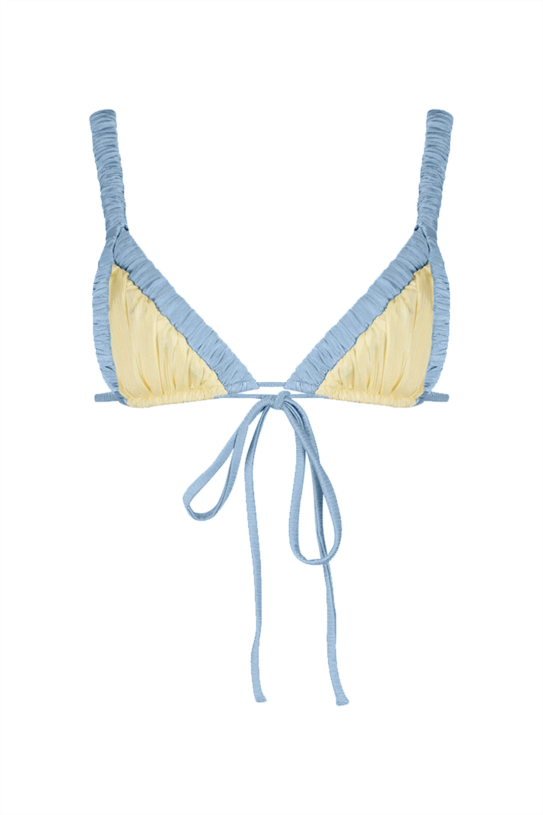 Ada / Butter Yellow Celestial Blue - Top