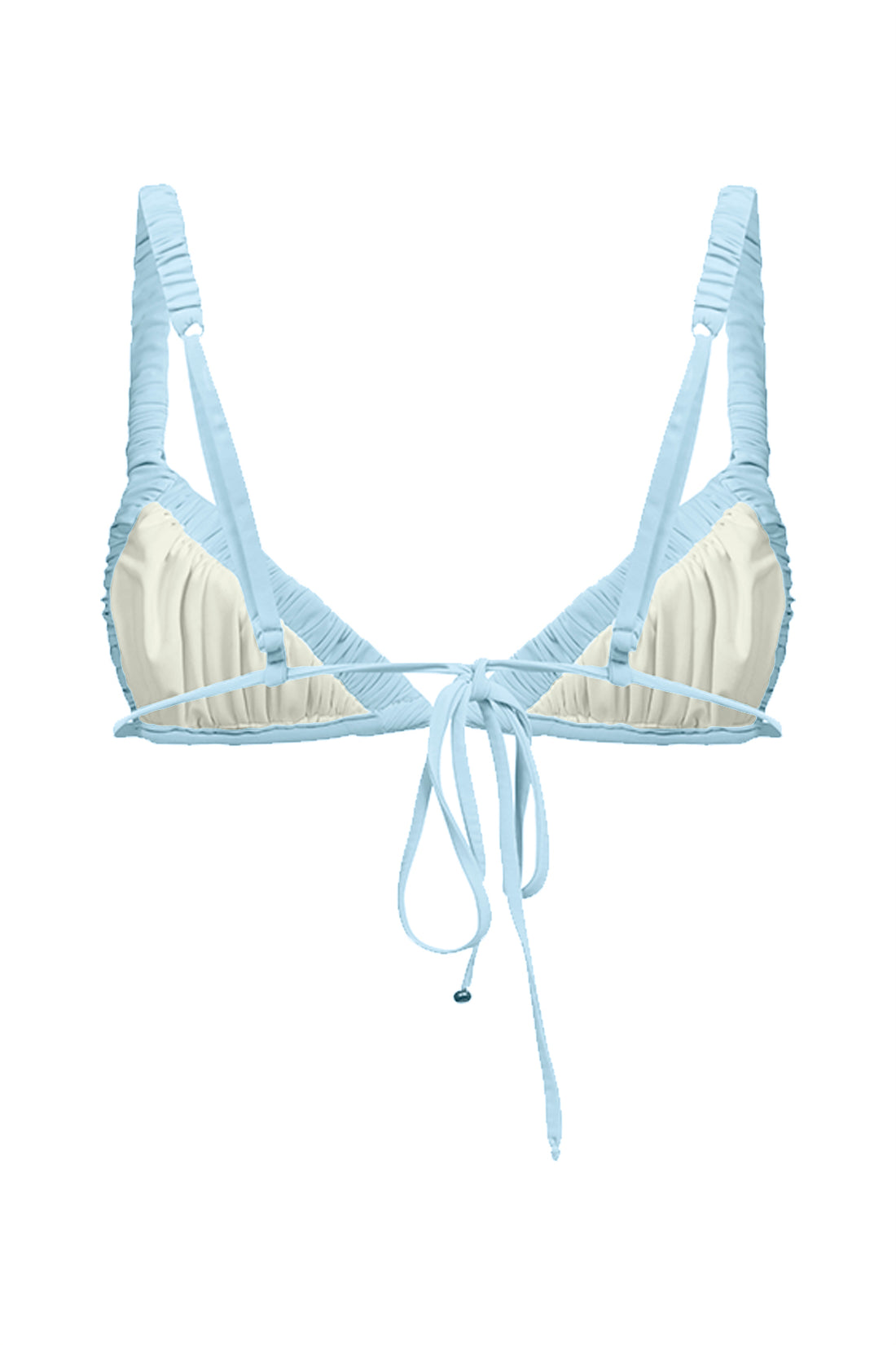 Ada / Ivory Apricot Sky Blue - Top