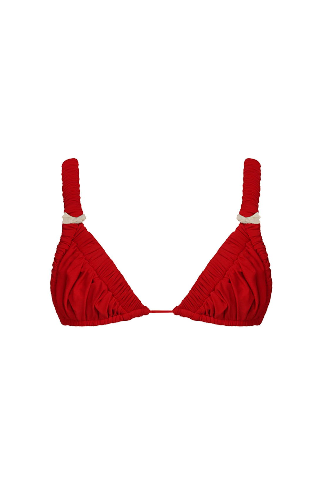 Cute Ada / Cherry Red Ivory Apricot - Top