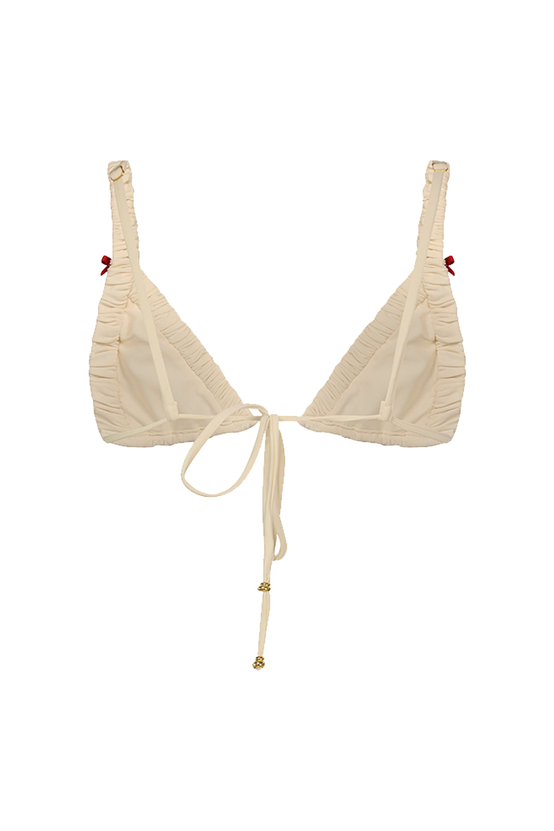 Cute Ada / Ivory Apricot Cherry Red - Top