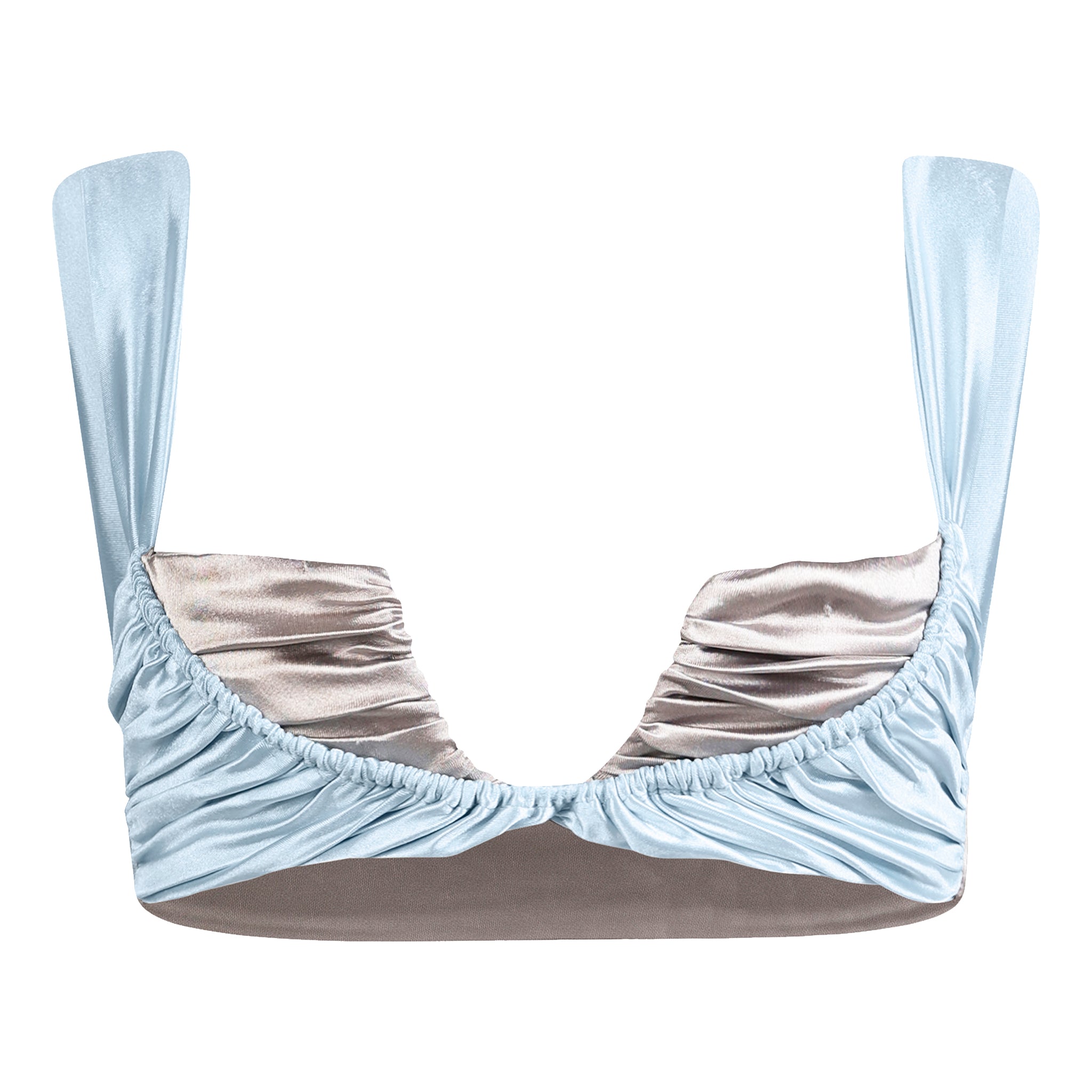 Eclat / Pastel Blue Silver Plate - Top