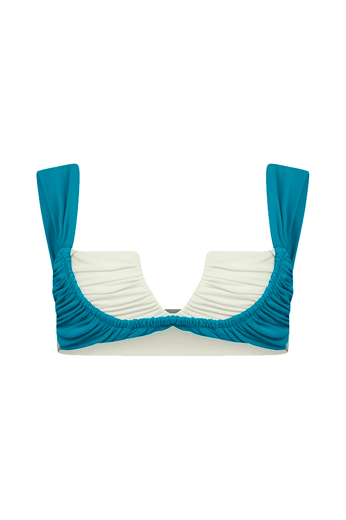 Eclat / Deep Blue Ivory Apricot - Top – Divinoseas
