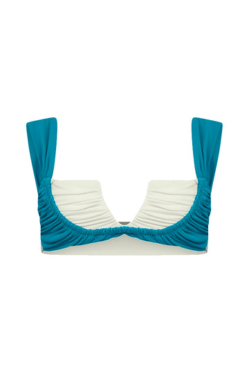 Eclat / Deep Blue Ivory Apricot - Top