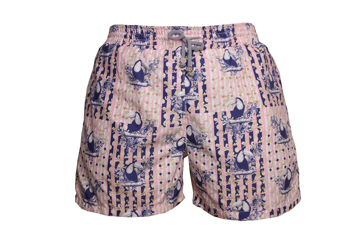LUIS XV Swim Shorts - Pink/Multicolor