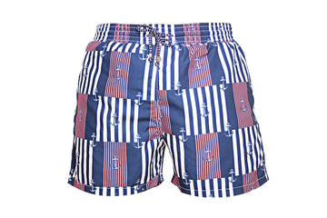 CAPTAIN Swim Shorts - Blue/Pink