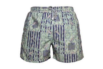 MYKONOS Swim Shorts - Mint/Multicolor